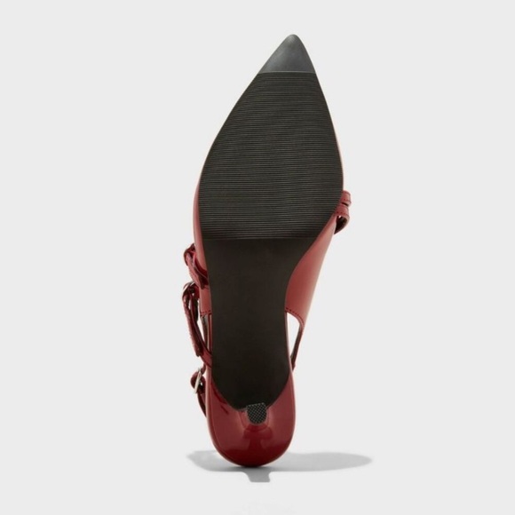 Wild Fable - Women's Wide Width Sasha Buckle Slingback Kitten new - Picture 4 of 7